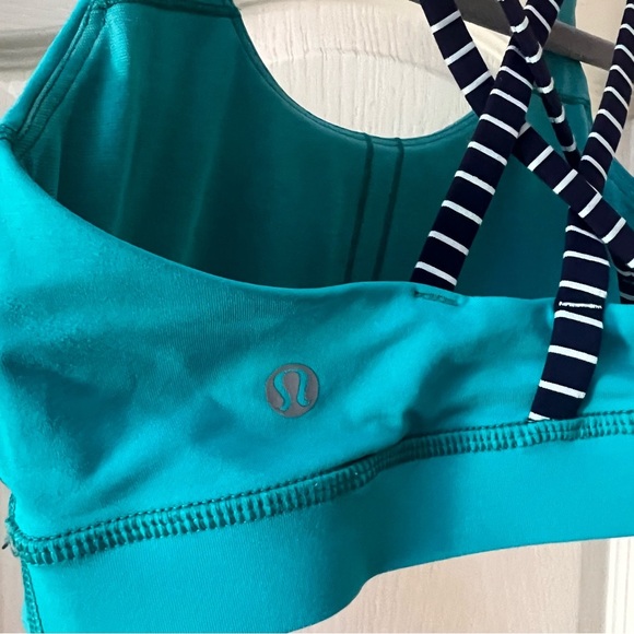 Lululemon Energy bra “Blue tropics” size 4 - Picture 7 of 11